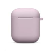 Funda protectora de silicona suave para 2 auriculares inalámbricos Apple con mosquetón - details 0