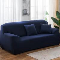 Fundas de Sofá Elásticas de Color Sólido Cubiertas de Muebles para Sala de Estar - details 14