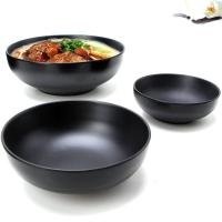 Contenedor de comida de melamina de estilo japonés para Fideos, ensalada, sopa, tazón de Ramen para el hogar, vajilla, suministros de cocina, cuencos de fácil limpieza - details 0