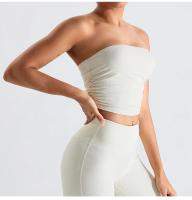 Pantalones de Yoga con Campana de Bollo Set Cintura Elástica Deportes Ajustados Pantalones de Gimnasio de Cintura Alta Estilo Slim Material de Nailon Temporada de Otoño/Invierno - details 2