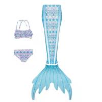 Traje de baño de sirena traje de baño para niños nueva niña traje de princesa de sirena cola de sirena traje de rendimiento para niños - details 3