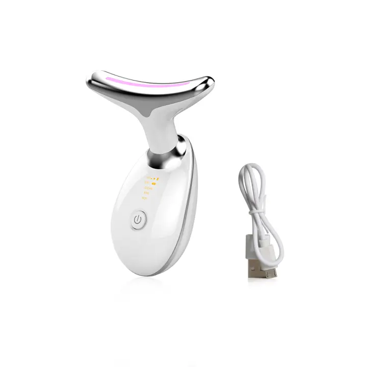 Masajeador Facial EMS Microcorriente Dispositivo de Levantamiento de Belleza para Estirar la Piel del Rostro y Cuello Elimina la Papada Doble Herramientas de Cuidado de la Piel Facial - 1