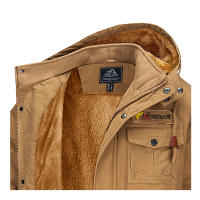 Chaqueta de esteras MAGCOMSEN para hombre invierno con capucha desmontable y múltiples bolsillos parka para esquí y senderismo material de algodón exterior y forro de algodón season: otoño/invierno - details 14