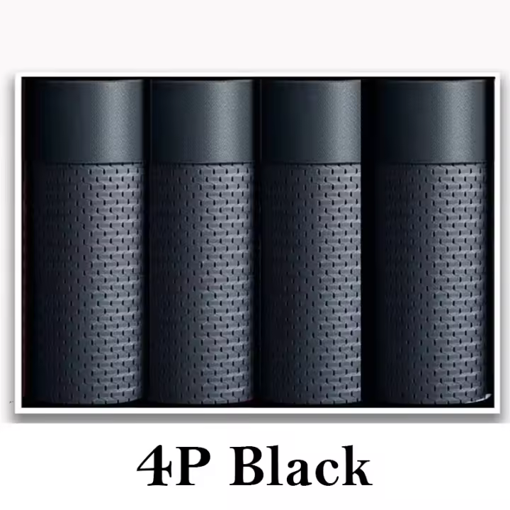 Conjunto de 4 piezas de microfibra de bambú para ropa interior de compresión elástica para hombre - 1
