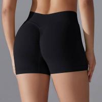 Pantalones cortos de yoga sin costuras para mujer, pantalones cortos deportivos que levantan los glúteos, transpirables, de secado rápido - details 2