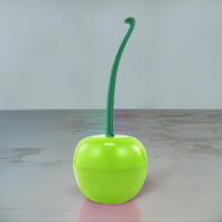Cepillo De Inodoro En Forma De Cereza Creativa Con Mango Largo Y Bricos Suaves Para Limpieza Del Baño Herramienta De Cepillo De Papelera - details 3