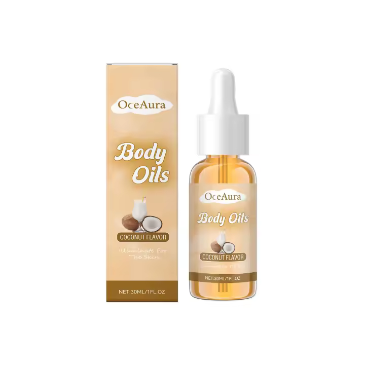 Leche de coco Cuidado diario esencial Hidratante Piel corporal Aceite para el cuidado de la piel suave y delicado - 1