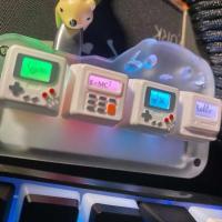 K-04 3 en 1 de repuesto para teclado nical, teclas para consola de juegos, bonito traje transparente con tapa para llave - details 2