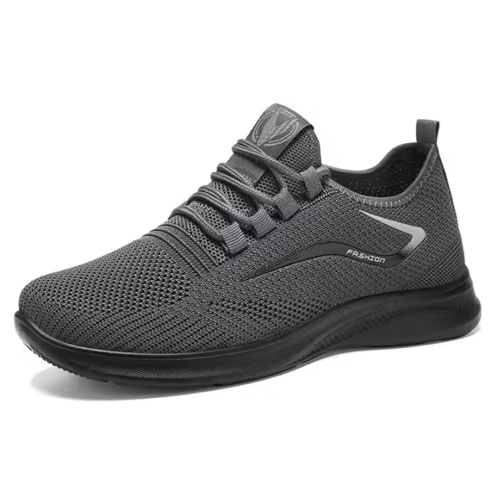 Zapatillas de deporte de suela suave Flyknit informales transpirables de verano para hombre - 1