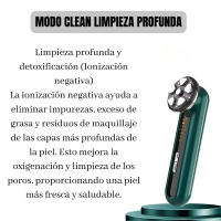 Radiofrecuencia facial EMS Terapia Led Limpieza Facial Masaje Sonico 8000 rpm e Importacion de Cosmeticos Genera Colageno - details 6