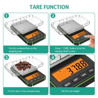Báscula Digital electrónica multifunción de alta precisión, balanza de cocina para alimentos con pantalla LCD, 0,05g-300g - details 3