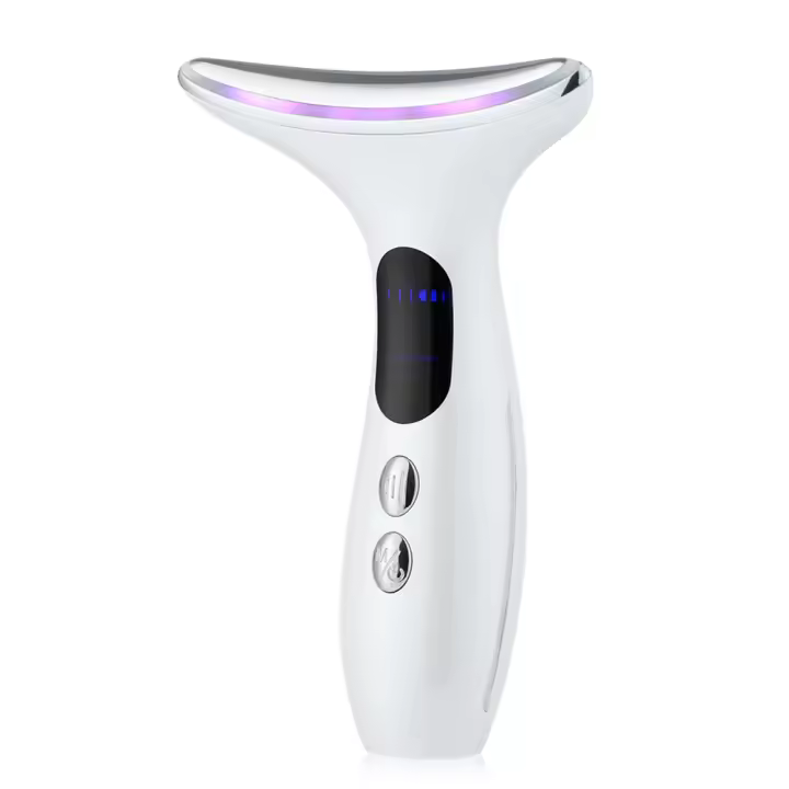 Dispositivo de belleza EMS para estiramiento Facial, masajeador Facial LED, removedor de barbilla doble, rejuvenecimiento de la piel, antiarrugas - 1