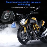 Sensores TPMS de carga Solar para motocicleta, sistema de alarma de temperatura de neumáticos para monitoreo de presión de neumáticos de motocicleta - details 27