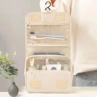 Bolsa de maquillaje de viaje de alta calidad, organizador de artículos de tocador impermeable, Neceser para mujer, bolsa de lavado con gancho para baño, bolsa de almacenamiento de maquillaje con gancho - details 2