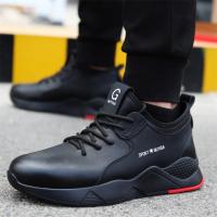 Zapatos de trabajo de seguridad con aislamiento de 6KV para hombres y mujeres, zapatos de cuero negros impermeables, zapatos de cocina antideslizantes, botas indestructibles - details 24