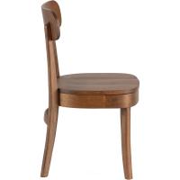 Pack 2 sillas Color Nogal, Madera Maciza, 45,5 cm (Ancho) 49 cm (Profundo) 83 cm (Alto) - details 4