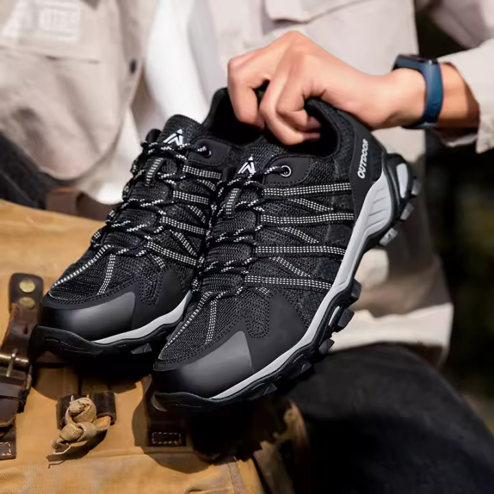 Zapatos de senderismo para hombres y mujeres, primavera y verano 2025, nuevos zapatos deportivos para exteriores para mujer, zapatos de senderismo antideslizantes, transpirables - 1
