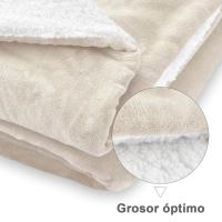 Manta de Franela Reversible, Cálida, Extra Suave, Gruesa para Sofá, Dormitorio y Viaje - details 2