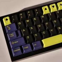 Juego de 163 teclas G Night Runner, teclas ABS de doble disparo, teclas de perfil Cherry para Alice HHKB GH60 Keychron Anne GK64 - details 3