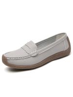 Zapatos de mujer de piel auténtica Mocasines planos de piel de vaca para madres mayores y más - details 1