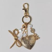Llavero con cuentas y letras con cordón elegante, colgante de ojo turco malvado, llavero con borlas de estrella estética, decoración para bolso - details 8