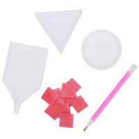 Pluma de Glue para Puntos de Diamante Adhesivo de Barro de Cerámica Herramientas de Manicura con 5 Piezas Set Herramienta de Almacenamiento - details 0