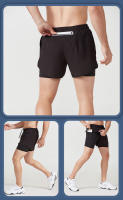 Shorts Deportivos para Hombre 2 en 1 de Secado Rápido para Entrenamiento de Gimnasio, Fitness, Running, Pantalones Cortos de Verano con Bolsillos Exteriores - details 8