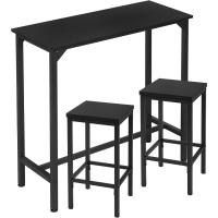 Taburete de Bar Muebles Cocina Silla de Comedor para Salon Cocina Mesa 100x40x100 cm Estructura de Metal, Juego de 2X Taburetes Bar, Blanco, 0037BAZ+1058BY-2 - details 31