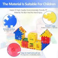Bloques de construcción entrelazados para niños, juguetes para niños pequeños de 3 + años, juegos de construcción, 80 piezas - details 2