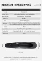 Guardabarros de Bicicleta de Montaña ROCKBROS 26-29 Pulgadas Lanzamiento Rápido Duradero Innovativo Accesorios para Bicicletas de Plástico Antirrasguños Hecho en China - details 1