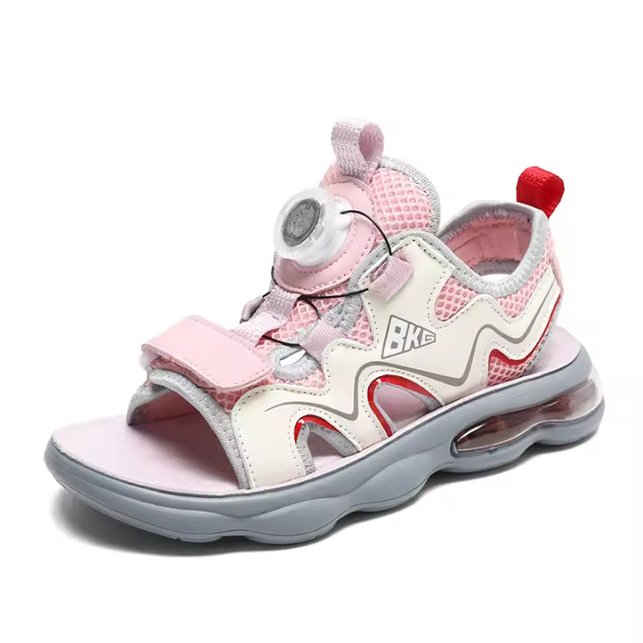Sandalias deportivas de verano transpirables para niños, zapatos de playa al aire libre, cómodas sandalias de suela blanda para niñas y sandalias antideslizantes de moda - 1