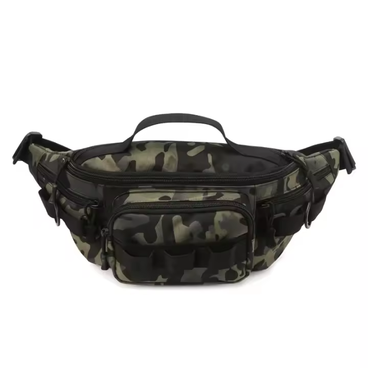 Riñonera táctica para hombre Bolsa Molle de pecho Cinturón para acampar Caza al aire libre - 1