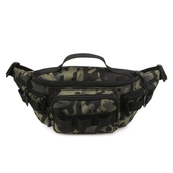 Riñonera táctica para hombre Bolsa Molle de pecho Cinturón para acampar Caza al aire libre - 1