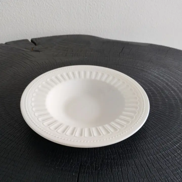 Blanco Retro ins postre plato Underglaze Color cerámica plato vegetal hogar restaurante Pasta plato Premium - 1