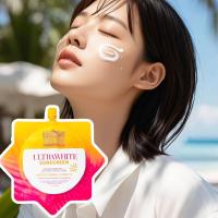 Protector solar blanqueador portátil SPF50 PA+++ Protección solar para rostro y cuerpo Crema UV iluminadora Apto para viajes 50 g - details 5