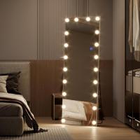 153x50cm Espejo de pie Grande, Espejo de Cuerpo Entero Pared Rectangular, Espejo Cuerpo Entero Pared LED, Espejo Pared vestidor, Dormitorio, Negro - details 15
