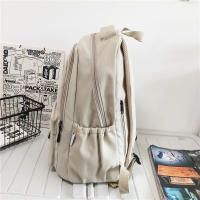 Mochila Escolar para Jóvenes Mujeres Sólido Simple Gran Capacidad Mochila Universitaria para Chicas Mochila de Libros para Estudiantes Hecha en China - details 13