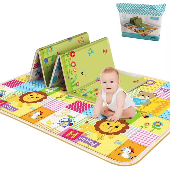 Alfombra de Juego plegable para Bebé, Tapete impermeable para Tierra, portátil, juguetes de Actividades, 180x100cm - 1