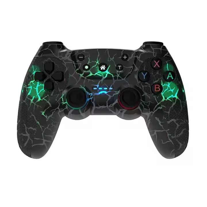 Controlador de juego inalámbrico para Aplicable a Switch/PC/STEAM/IOS/Android, giroscopio de 6 ejes, vibración, luz de respiración, programación Macro - 1