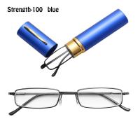 Gafas ultrafinas con base metálica elegantes para hombres y mujeres, computadora portátil, mini gafas de lectura con Ca+1.0~+4.0 - details 1