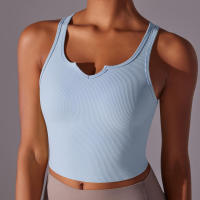 Sujetador de Yoga sin Costuras Alto Impacto Deportivo, Top de Cultivo A Prueba de Golpes, Secado Rápido, Ideal para Ciclismo y Gimnasio - details 17
