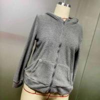Sudadera con Capucha de Peluche para Mujer Ouwu Moda de Color Sólido, Ajuste Suelto, Estilo Tendencia 2024 - details 19