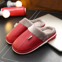 Zapatillas cálidas impermeables para hombre, chanclas gruesas de felpa, antideslizantes, planas, para el hogar y el dormitorio, talla grande 50 y 51 - details 10
