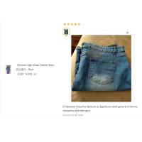 Faldas de mezclilla de cintura alta para mujer, pantalones vaqueros elásticos hasta la rodilla, falda ceñida informal - details 8