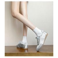 Zapatos de entrenamiento alemanes de satén estilo ballet, nuevos zapatos casuales versátiles de moda de diseñador de nicho. - details 13