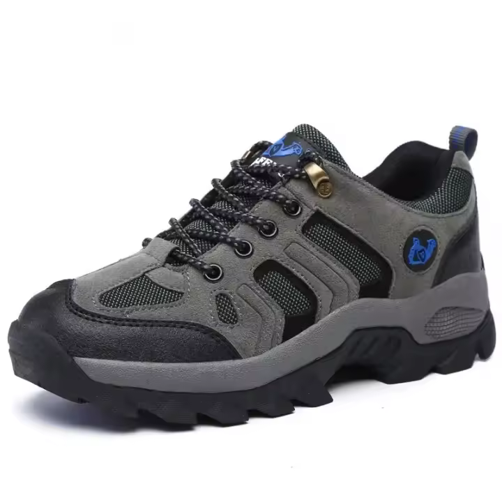 Zapatos de senderismo negros para exteriores, zapatos deportivos informales para hombre y mujer, zapatos para caminar de talla grande para primavera y otoño, zapatos de algodón para deportes de campo - 1