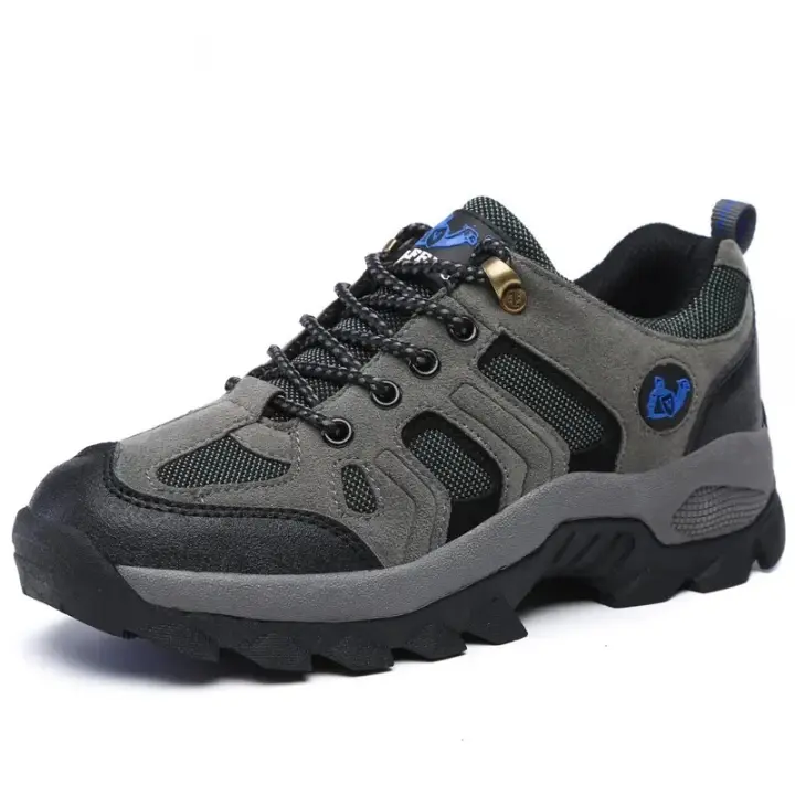 Zapatos de senderismo negros para exteriores, zapatos deportivos informales para hombre y mujer, zapatos para caminar de talla grande para primavera y otoño, zapatos de algodón para deportes de campo - 1
