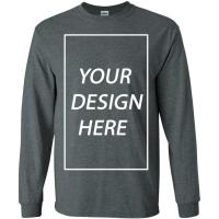 Camiseta de manga larga para adulto Añade tu propio diseño de texto Personalizado - details 4