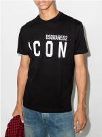 Dsquared2 camiseta clásica camiseta de manga corta con estampado de letras para hombre blanco - details 3