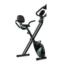Bicicleta de Ejercicio Plegable Estática con Volante de Inercia Sistema Silence Fit, Sin y Con Respaldo, Manillar y Sillín Regulable, Pulsómetro, Pantalla LCD, Soporte para Dispositivos, Ruedas - details 18